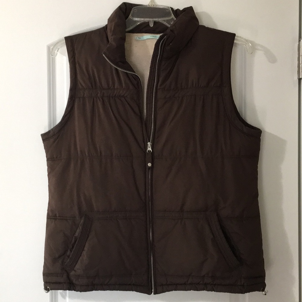 Brown Maurices Puff Vest